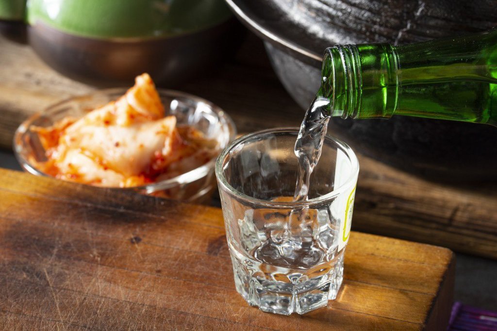 Ly uống rượu soju