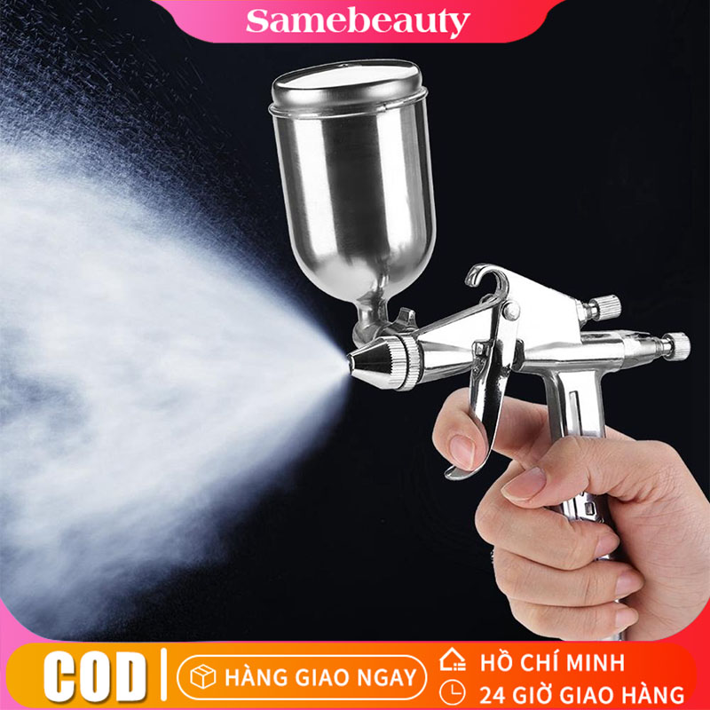 Bình xịt khí nén mini 0.5 ml, chuyên nghiệp, vòi phun 125 mm để sửa chữa sơn xe