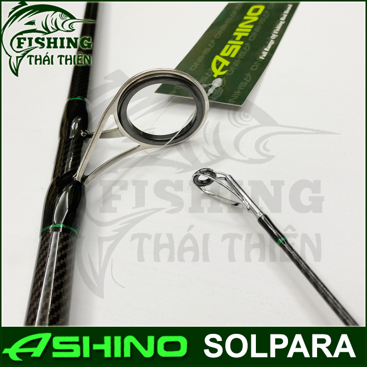 Cần câu cá Ashino Solpara Cần 2 khúc máy đứng phong cách mới 3m0