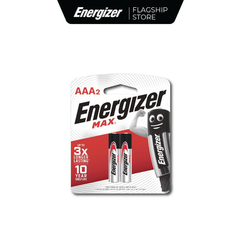 Pin AAA Energizer Max E92 BP2 - Vỉ 2 Viên