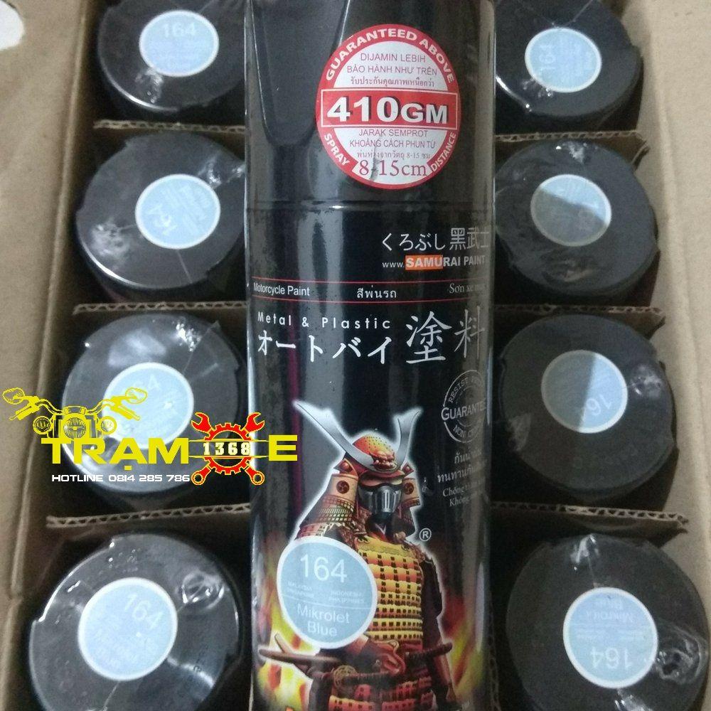 SƠN SAMURAI MÀU XANH LƠ, XANH MIKROLET 164