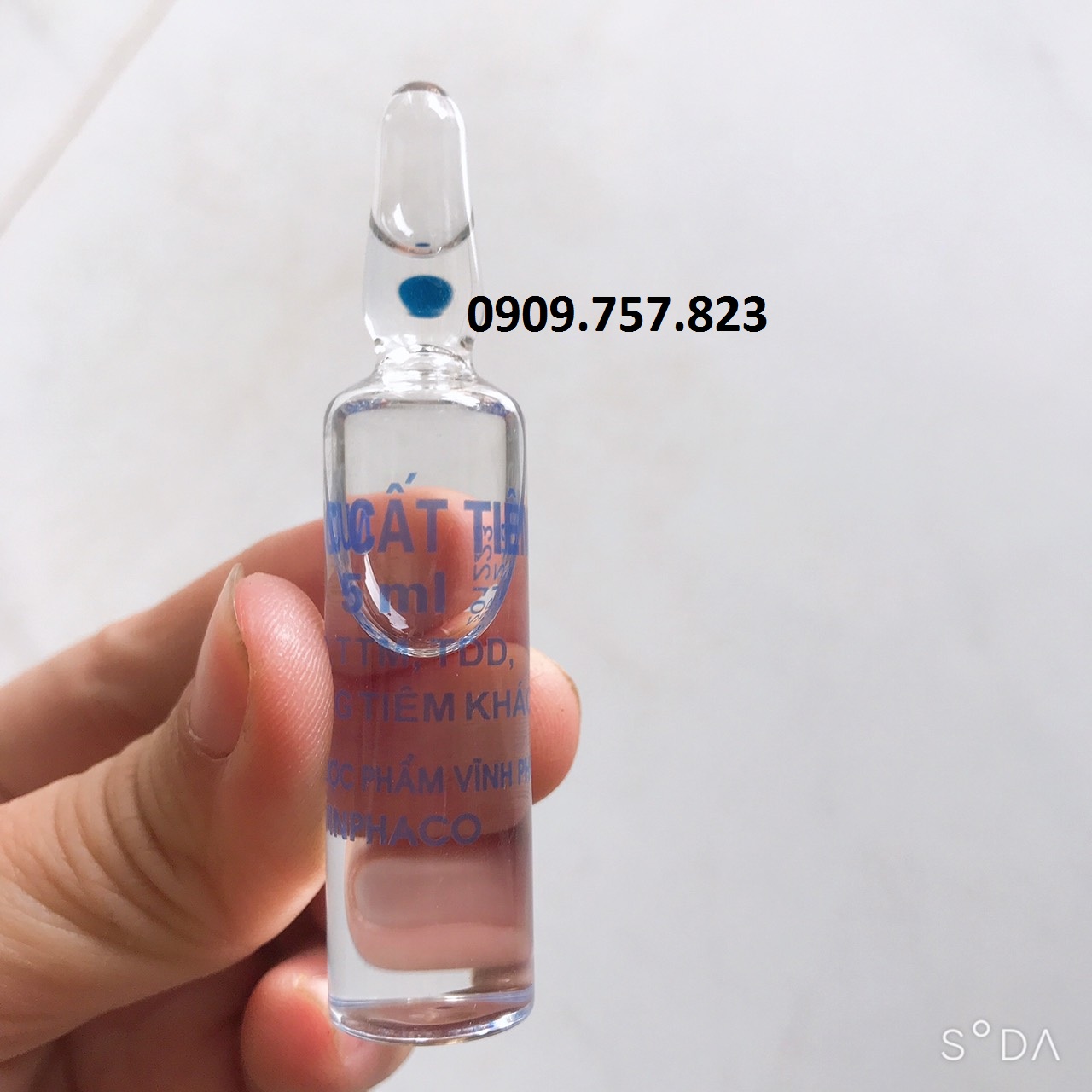 Lẻ 1 ống nước trắng pha kem 5ml