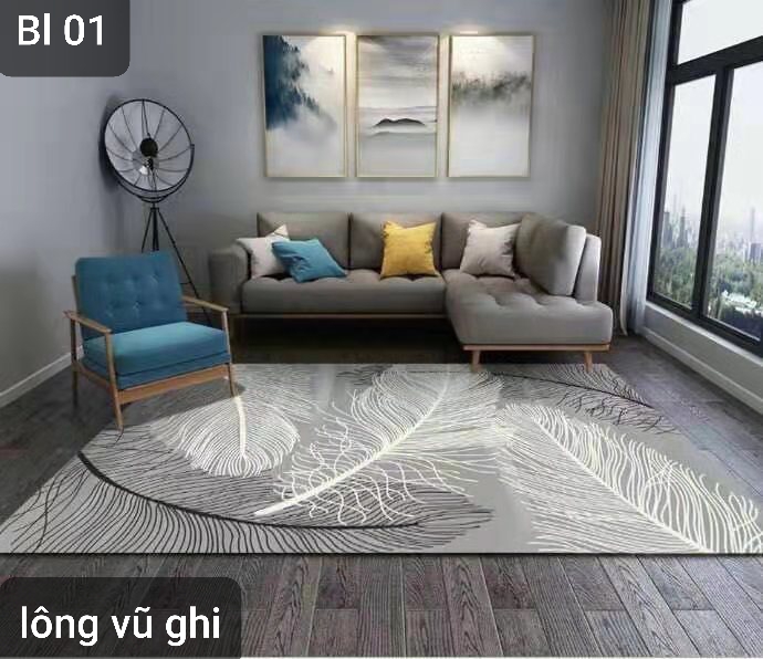 Thảm lì Bali trải sàn, thảm trang trí phòng khách