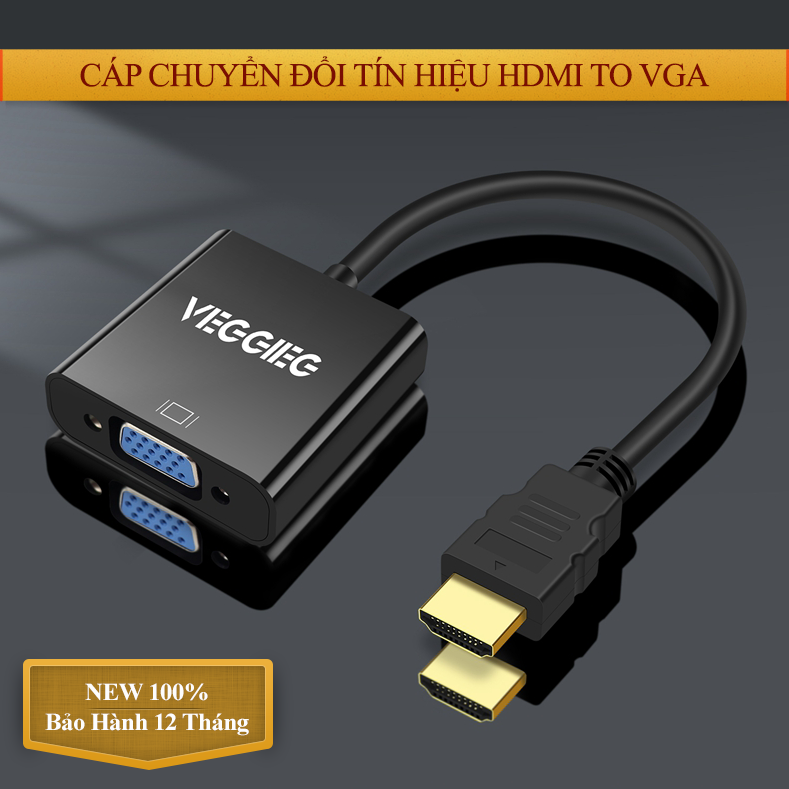 Cáp Chuyển HDMI Sang VGA Hãng VEGGIEG