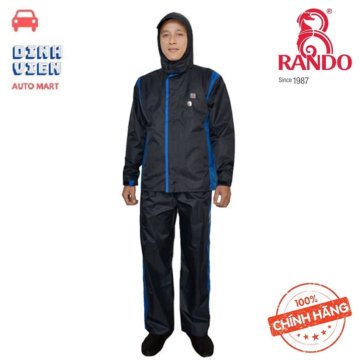 [ CAO CẤP] Rando bộ quần áo đi mưa thời trang Nam ASNM-38 giúp che chở cho người thân yêu của bạn