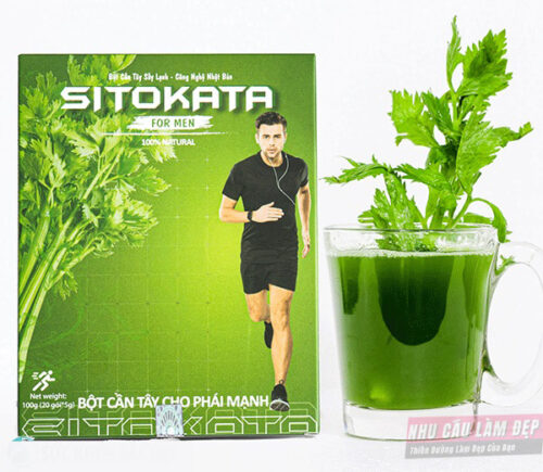 [HCM]BỘT CẦN TÂY SITOKATA FOR MEN - BỘT CẦN TÂY DÀNH CHO NAM (Hộp 20 gói)