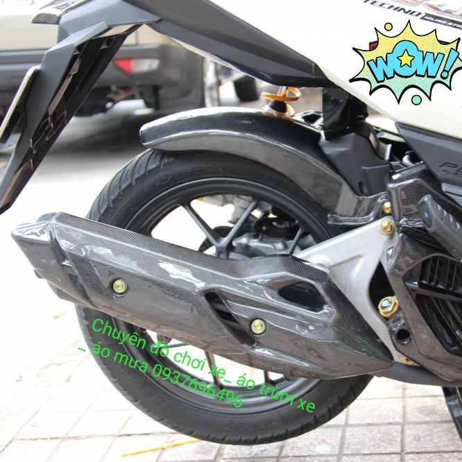 [HCM]ỐP PÔ CARBON XE VARIO( CLICK) 2016-2017