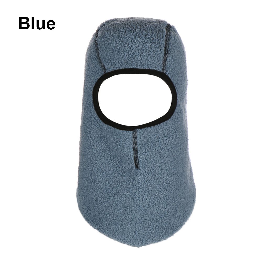 Winter Soft Velvet Thicken Warm Motorcycle Helmet Full Face Cover Balaclava Windproof Cap