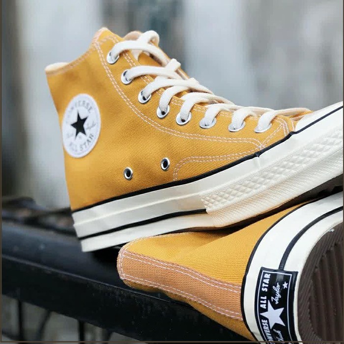 Giày Converse chuck 1970s cao cổ màu vàng( Tặng túi cv + bill + tất)