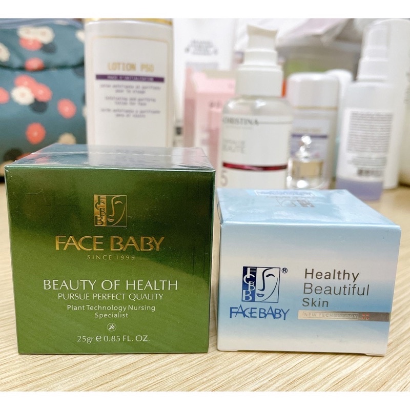 Kem face baby xanh và baby milk dưỡng trắng ngừa nám