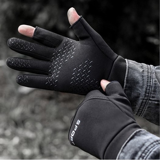 Bao Tay Xe Máy, Xe đạp Hở 2 Ngón Sport - Dễ Dàng Cầm Nắm, Sử Dụng điện Thoại, Bao Tay Chống Nước, Găng Tay đi Xe Máy Mùa đông Nam Nữ Hở Ngón, Bao Tay Lái Xe Máy đi Phượt Cụt 2 Ngón Chống Nước