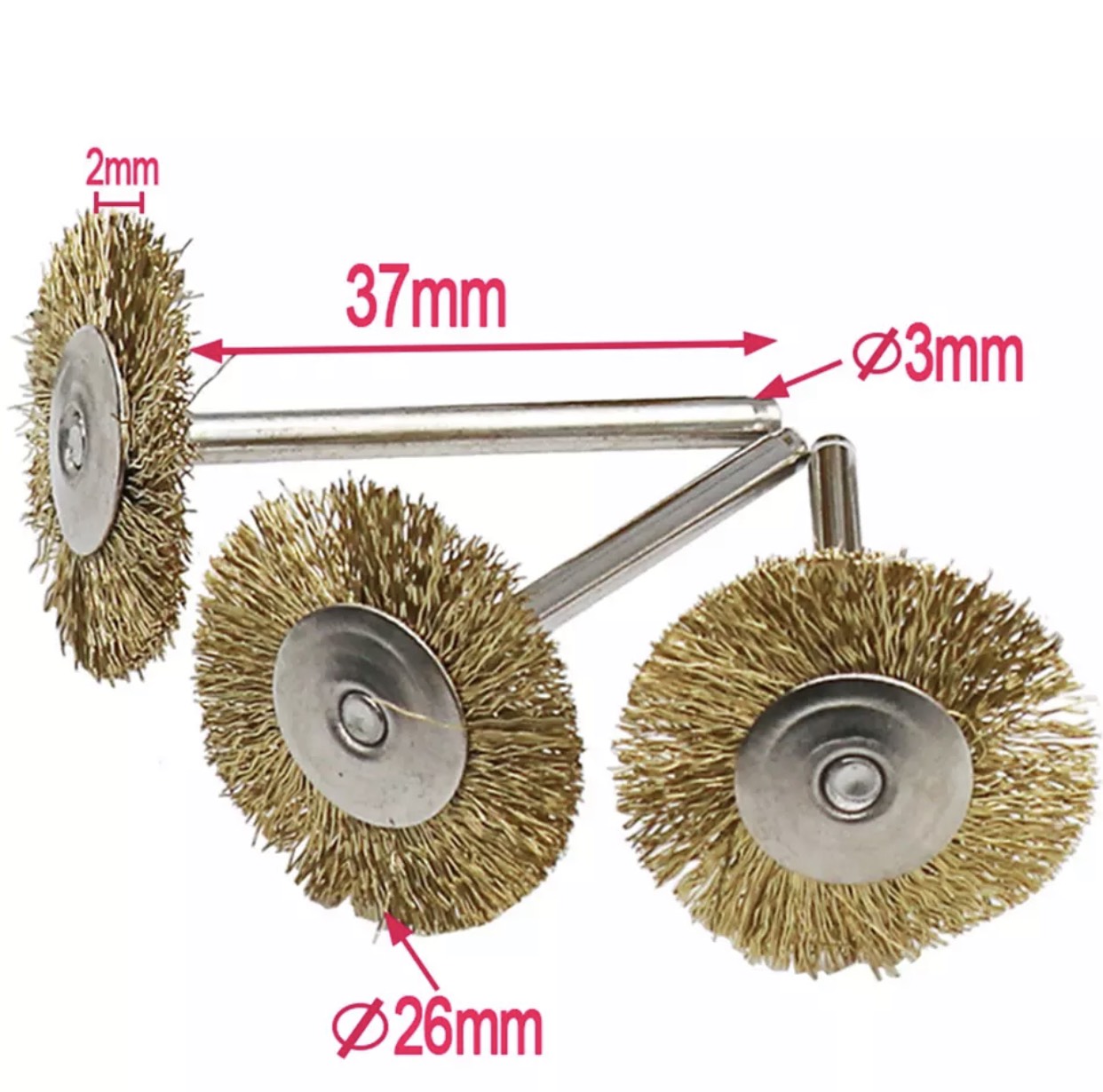 Chổi Đánh Rỉ Sắt Lông Ngựa 3 Mm.