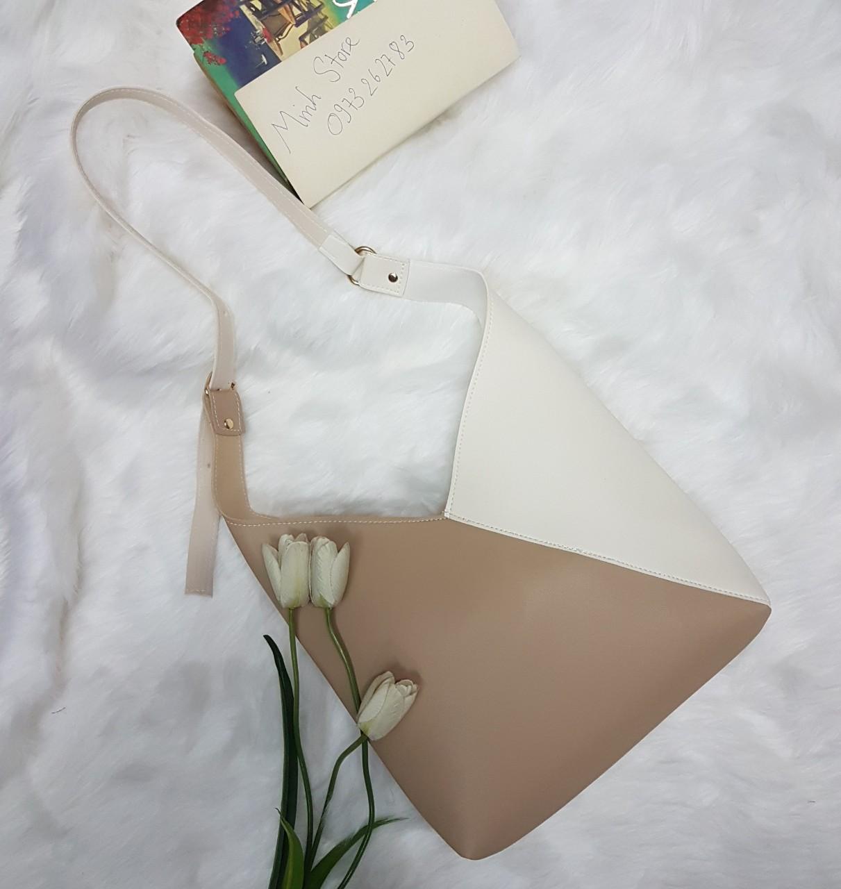 Túi da Cut - Out Bag phong cách Hàn trẻ trung