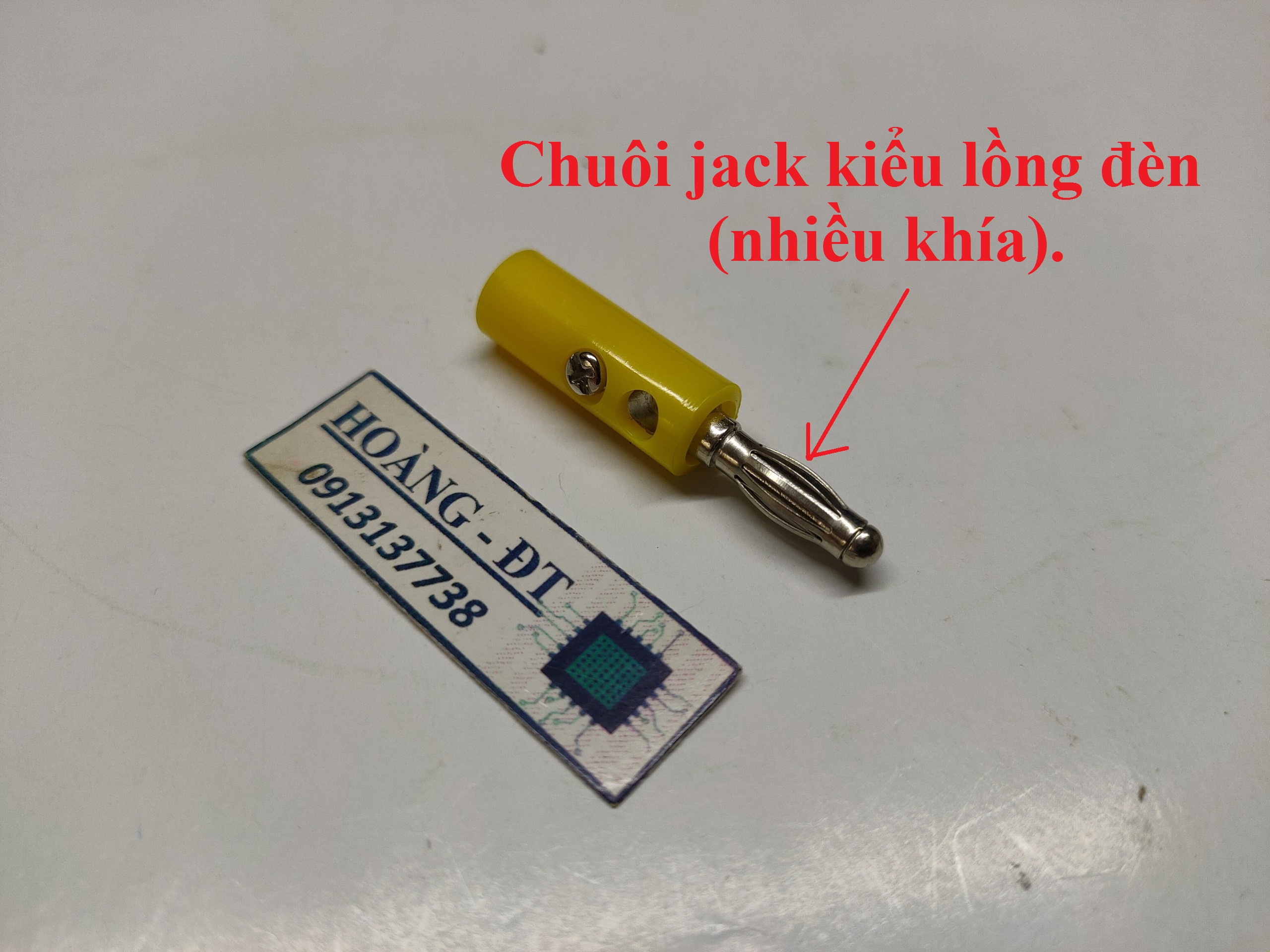 Jack bắp chuối 4mm đực- cái