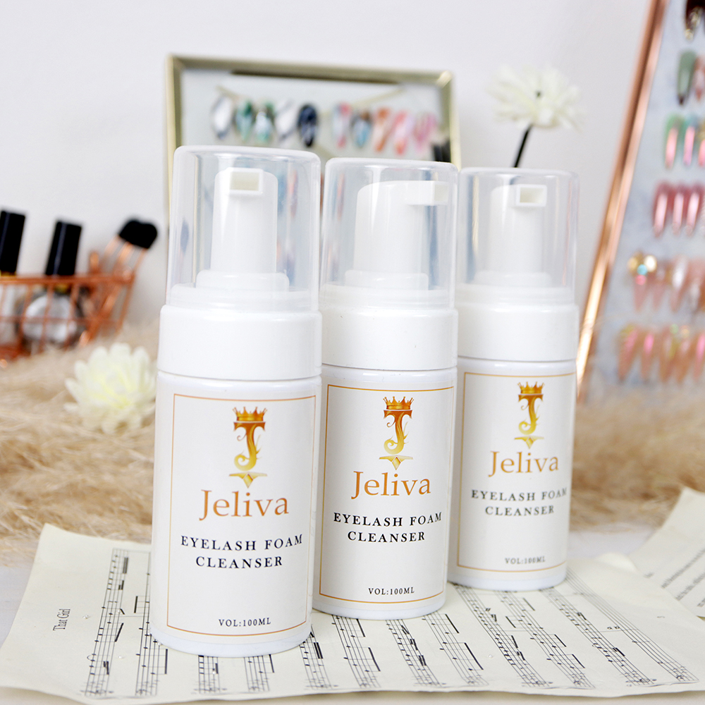Chai tạo bọt vệ sinh mi Jeliva 60ml