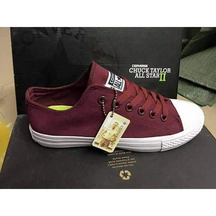 GIÀY CONVERSE MÀU ĐỎ MẬN THANH LÝ GIÁ RẺ