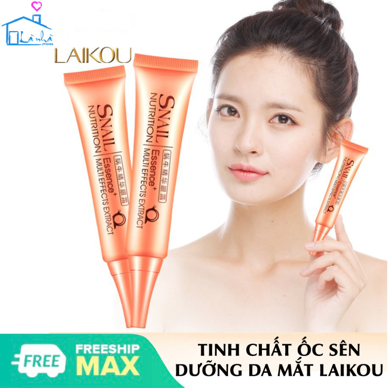 Tinh Chất Ốc Sên Loại Bỏ Bọng Mắt và Quầng Thâm Laikou- Xóa Nếp Nhăn, Chống Lão Hóa, Bổ Sung Dưỡng Chất giá rẻ