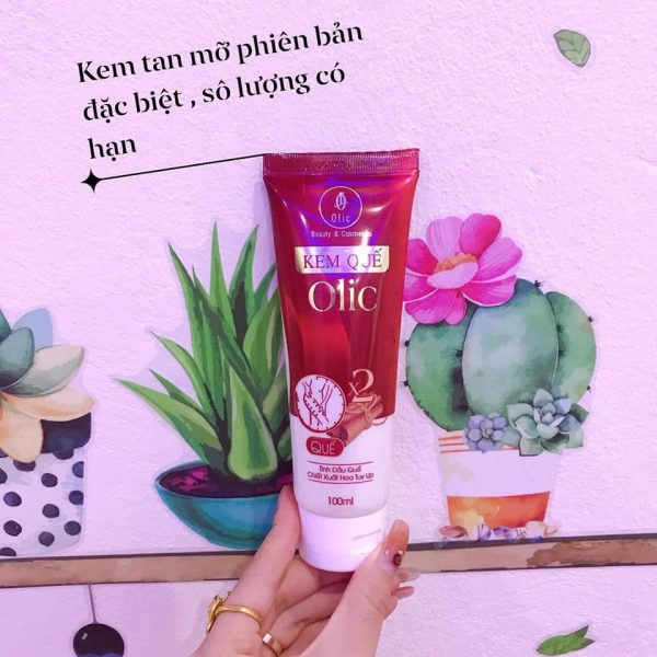 (Mẫu Mới Chính Hãng) Kem Quế Olic Tan Mỡ Chính Hãng - Bao Check Mã Tem
