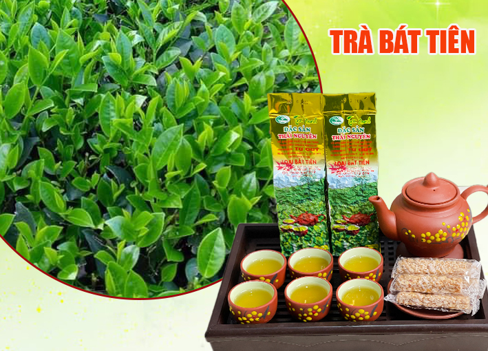 Trà Bát Tiên Thái Nguyên Tư Quý(3 gói 100g)