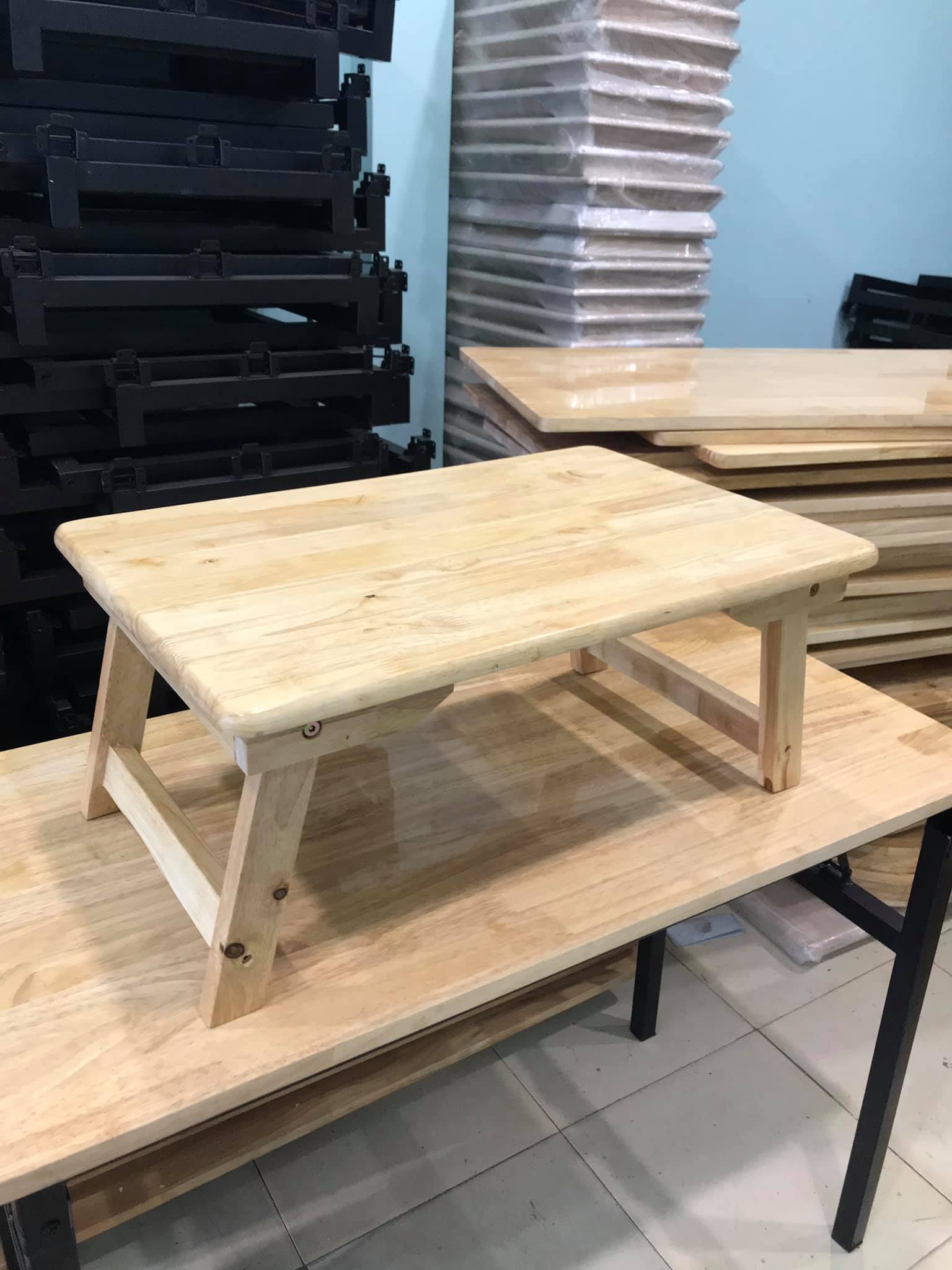 [HCM]Bàn Gỗ Chân Thang Gấp Xếp Gọn Gàng