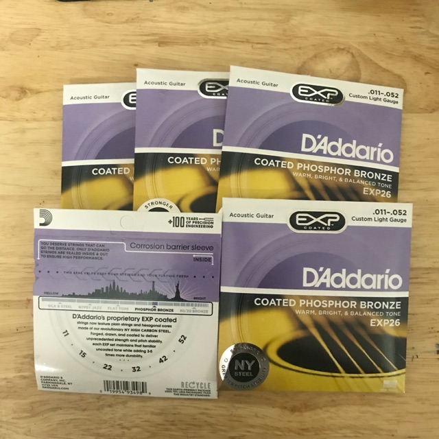 Dây đàn guitar Acoustic D-Addario EPX26