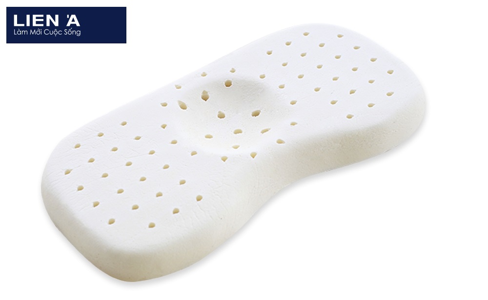 Gối Cao Su Trẻ Sơ Sinh Liên Á Contour 17x35x3cm