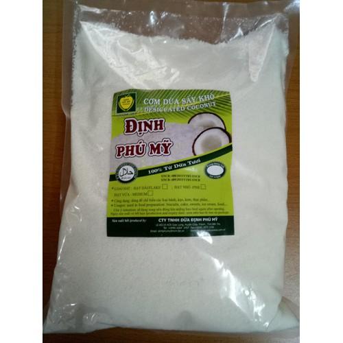 CƠM DỪA SẤY KHÔ ĐỊNH PHÚ MỸ - 1KG LOẠI HẠT MỊN