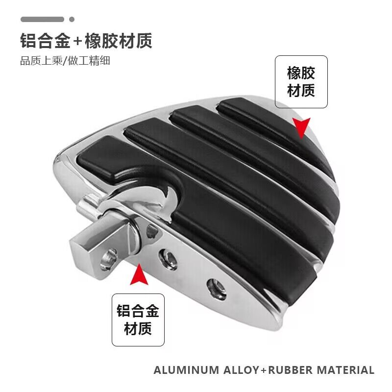 ♣ chrome stiletto motorcycles footpeg for suzuki boulevard m109r m50 m90 honda goldwing gl1800 f6b 2006-2013 footrest foot peg