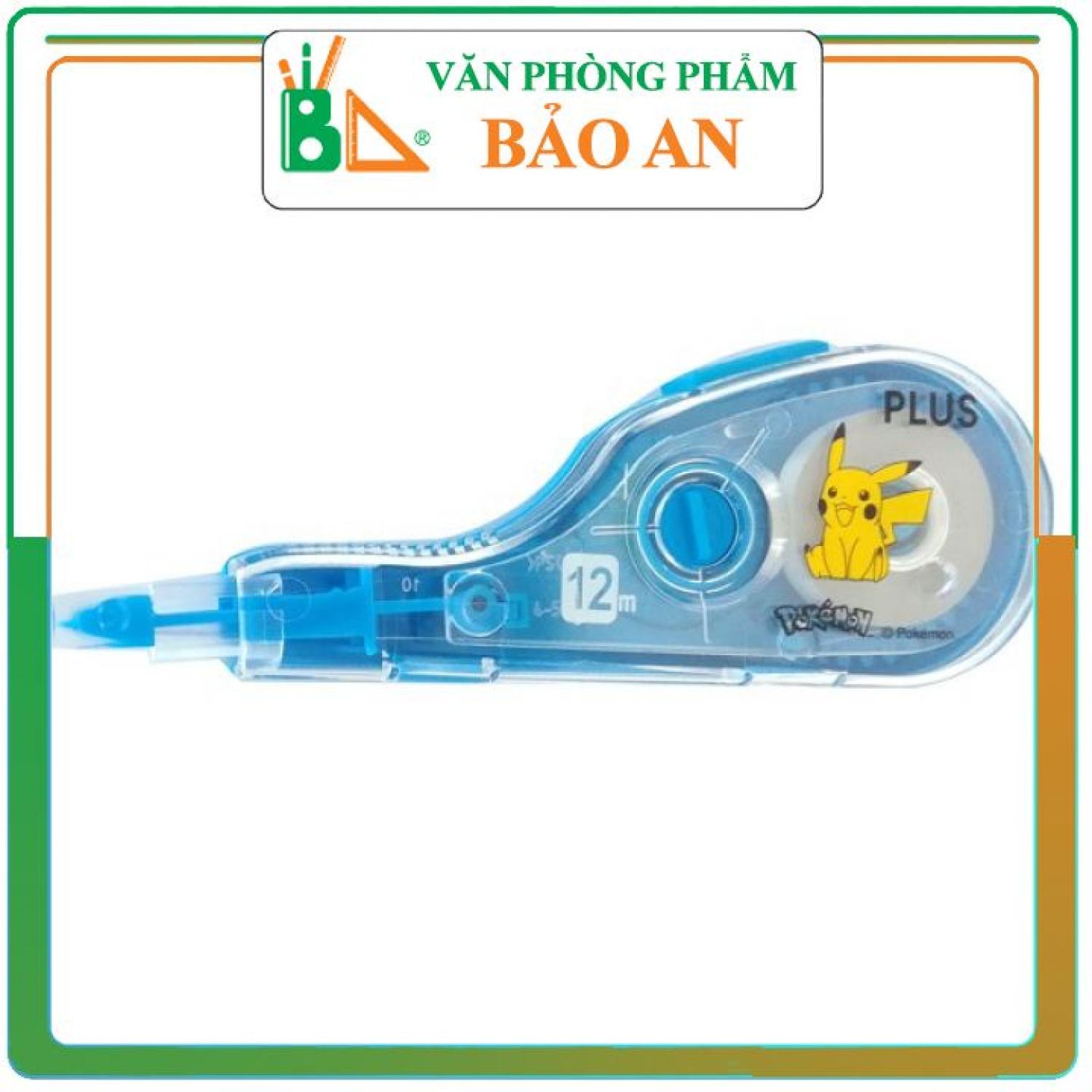 Băng Xóa Plus Pokemon 5mmx12m, nổi bật, màu sắc tươi sáng.