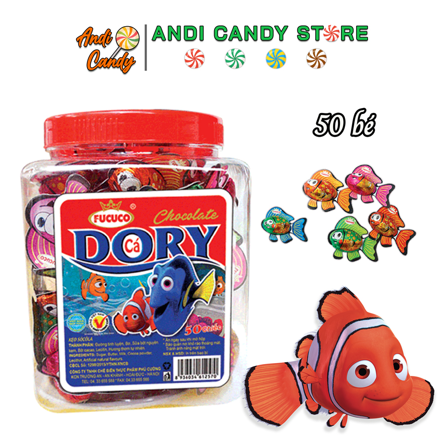 Chocolate candy Phu Cuong Dory (50 fish)