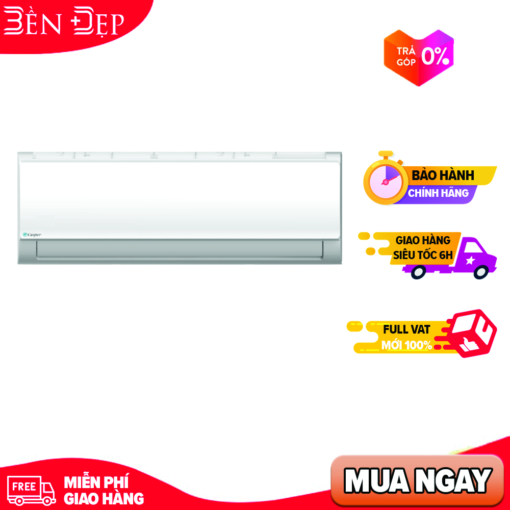 [TRẢ GÓP 0%] Điều hòa Casper 9000 BTU 1 chiều KC-09FC32 (Giá áp dụng giao nội thành HN, HCM& các tỉnh liên hệ shop)
