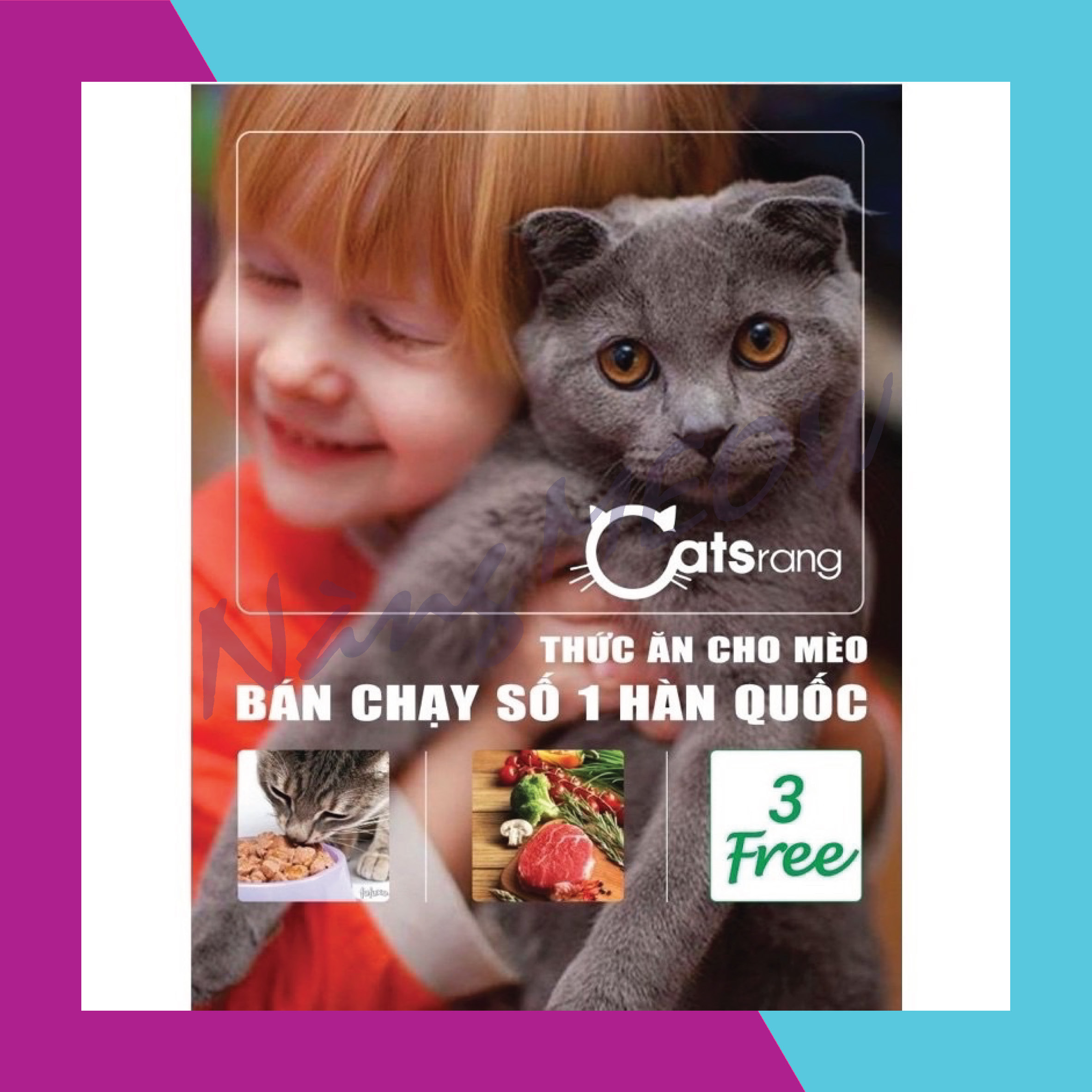 Thức Ăn Hạt Khô CATSRANG Cho Mèo Túi 5Kg