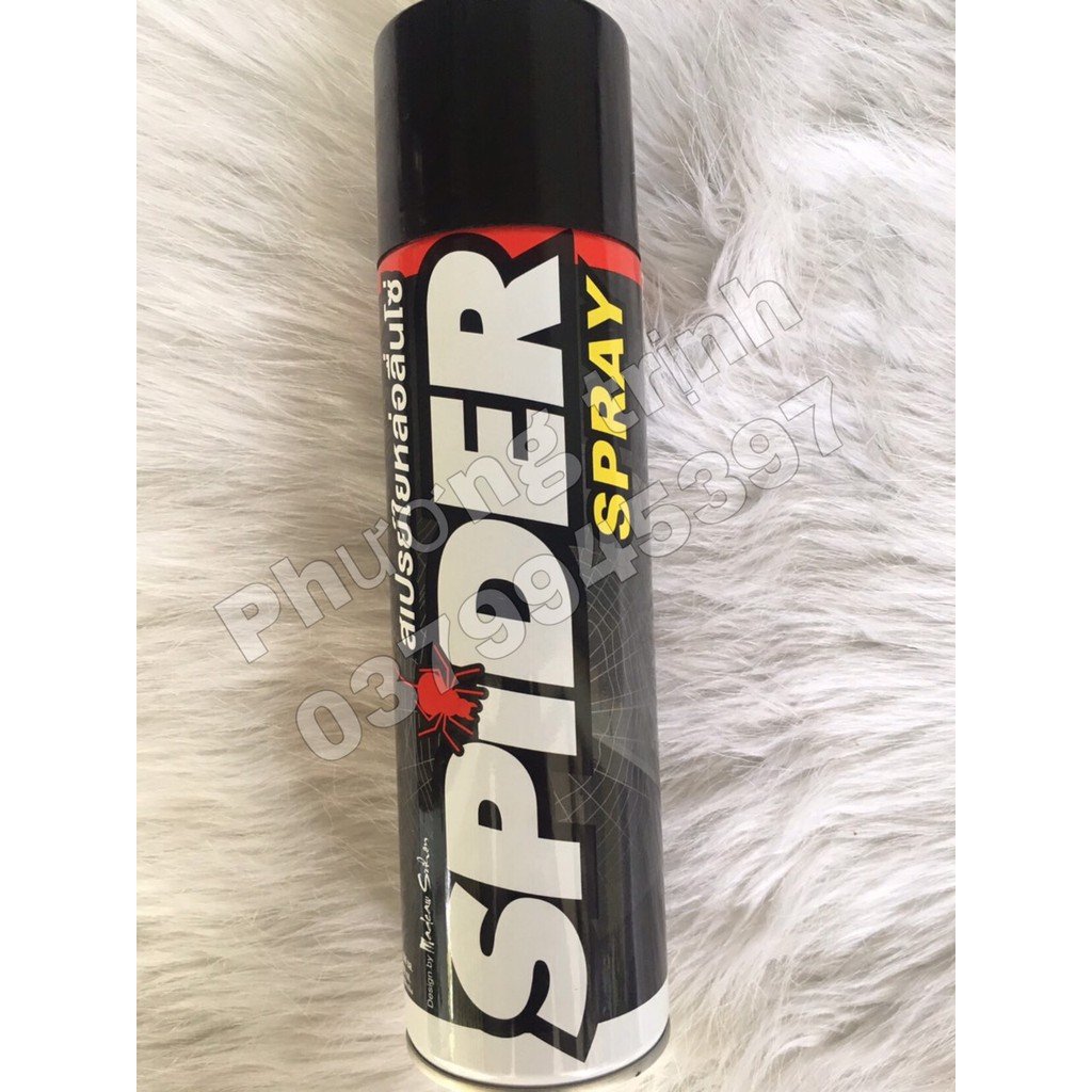 [Hàng có sẵn - Tặng bàn chải] Combo Chai xịt sên Wow - Dưỡng sên Spider 600ml