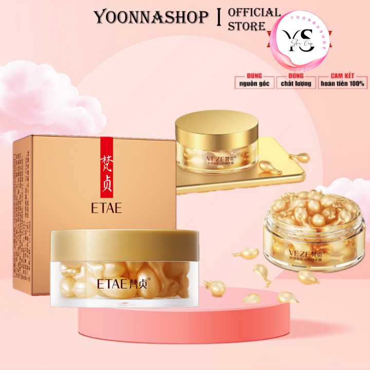 Viên bôi vitamin dưỡng da etae. hộp 30 viên