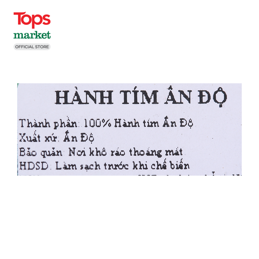 Hành Tím Ấn Độ 250G - Siêu Thị Tops Market