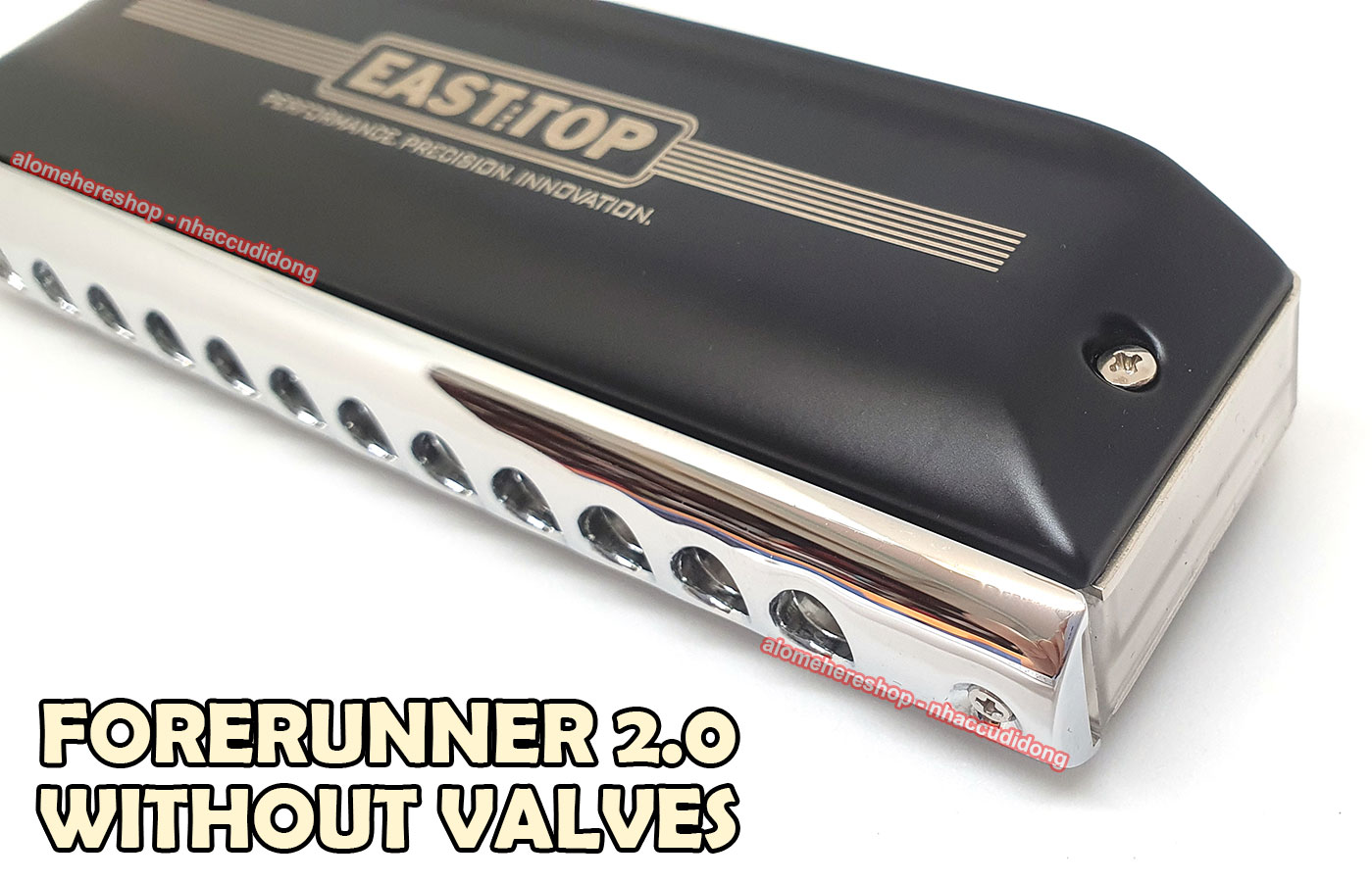 Easttop Forerunner 2.0 NEW Kèn Harmonica Chromatic Key C Không Windsaver