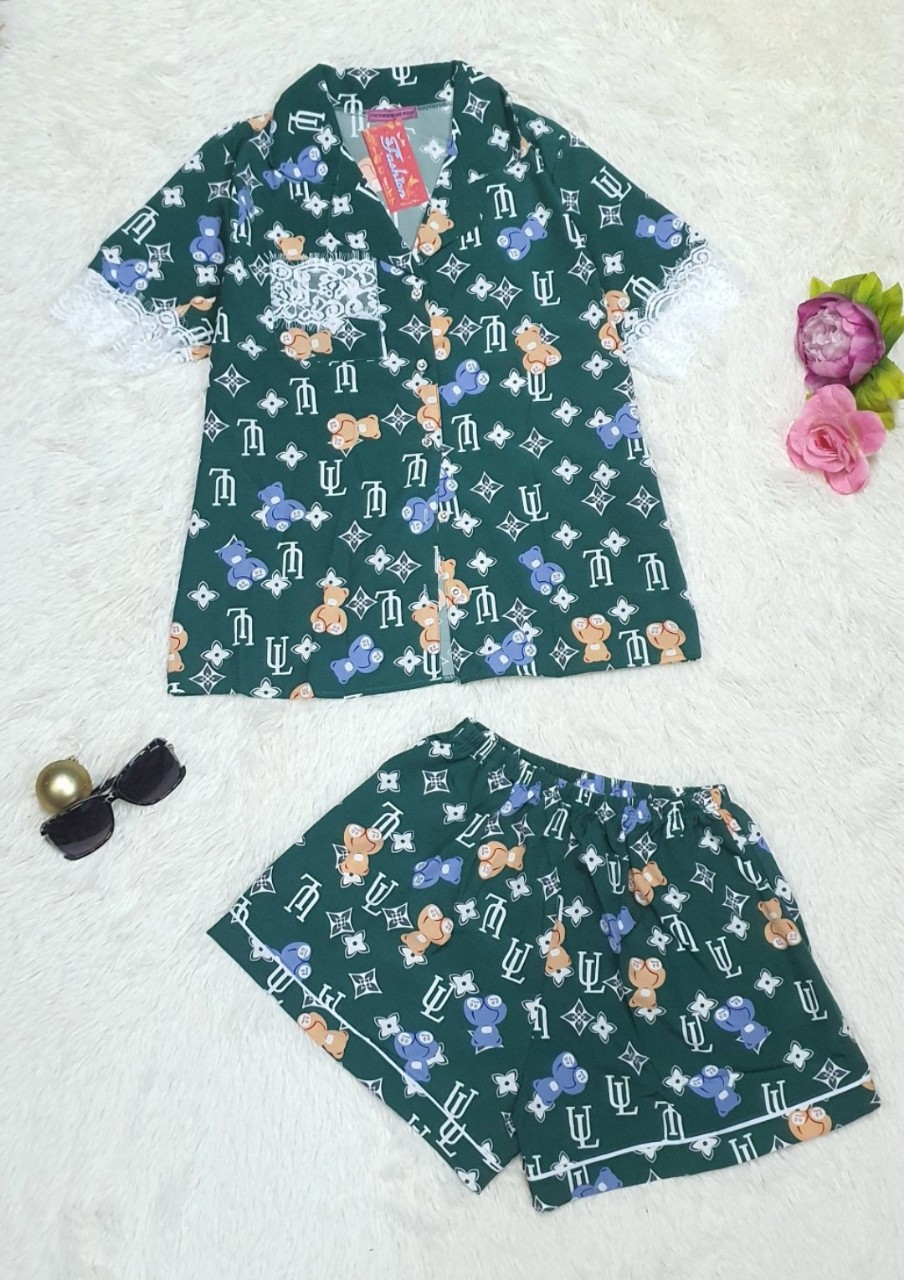 Đồ Bộ Đùi Nữ Mặc Nhà Lụa 100D - MOMOSA Shop 2810