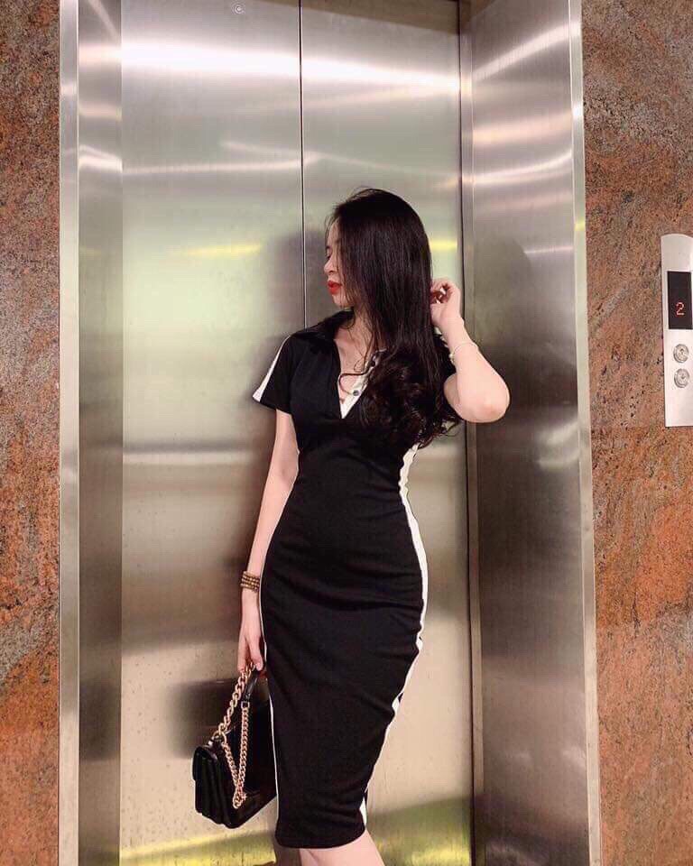 [HCM]ĐẦM THUN BODY TÔN DÁNG