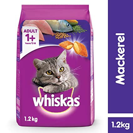 [1.2kg] Hạt Whiskas Cho Mèo Trưởng Thành - Vị Cá Thu