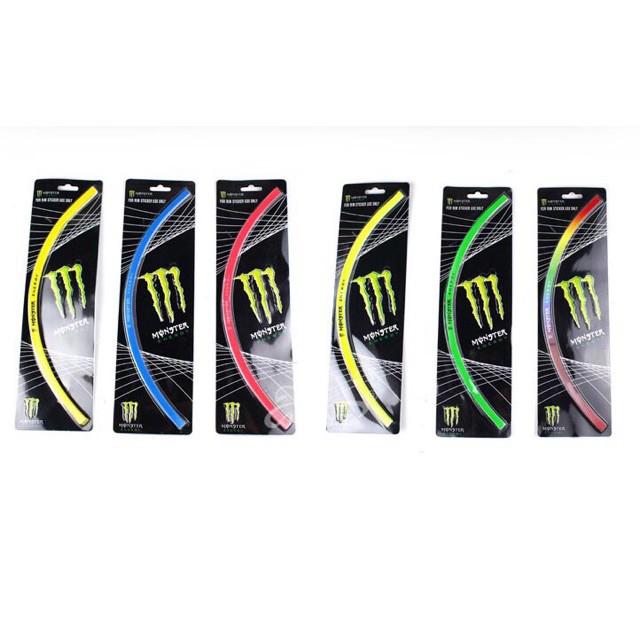 Dán vành Monster xe máy, xe điện