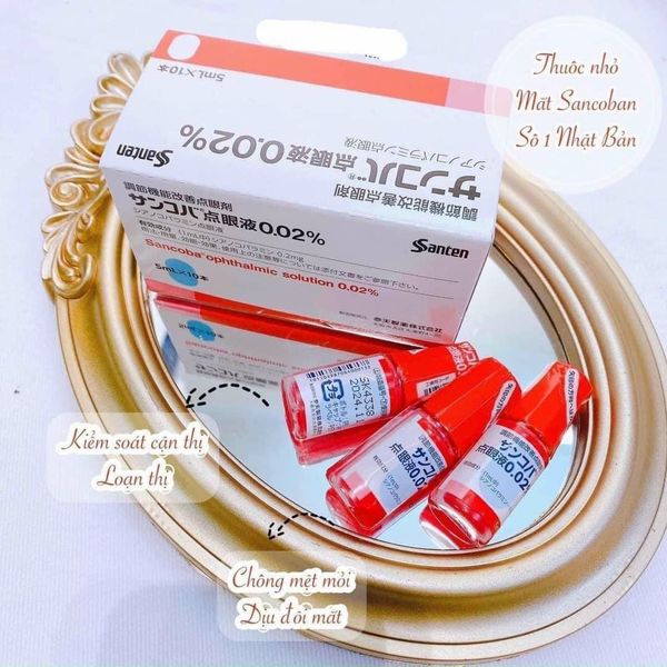 Thuốc nhỏ mắt Sancoba 5ml (Chai)