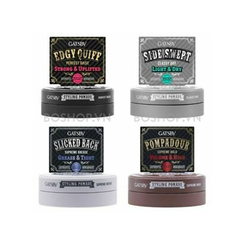 Wax Vuốt Tóc Gatsby Pomade Classy Dry (75g) (Product From Indonesia)