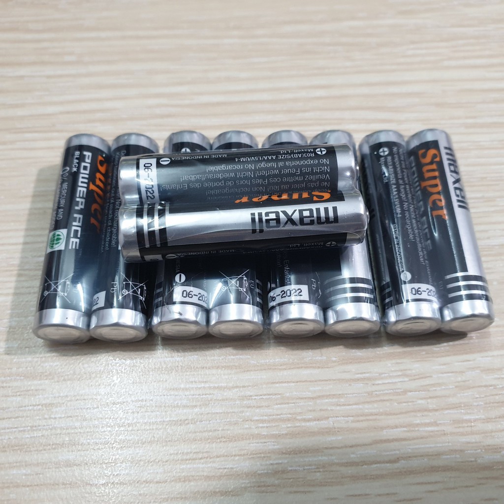 Pin Đũa AAA Maxell - Hàng Chính Hãng