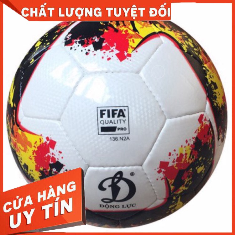 Quả bóng đá Động Lực UHV 2.07 Galaxy (màu đỏ-trắng)