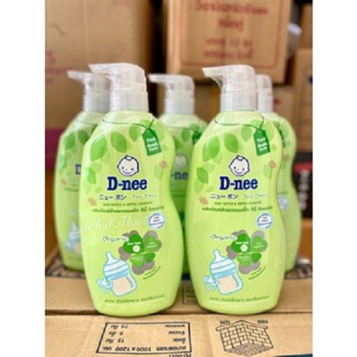 Nước rửa bình sữa dnee dạng chai 620ml mẫu mới