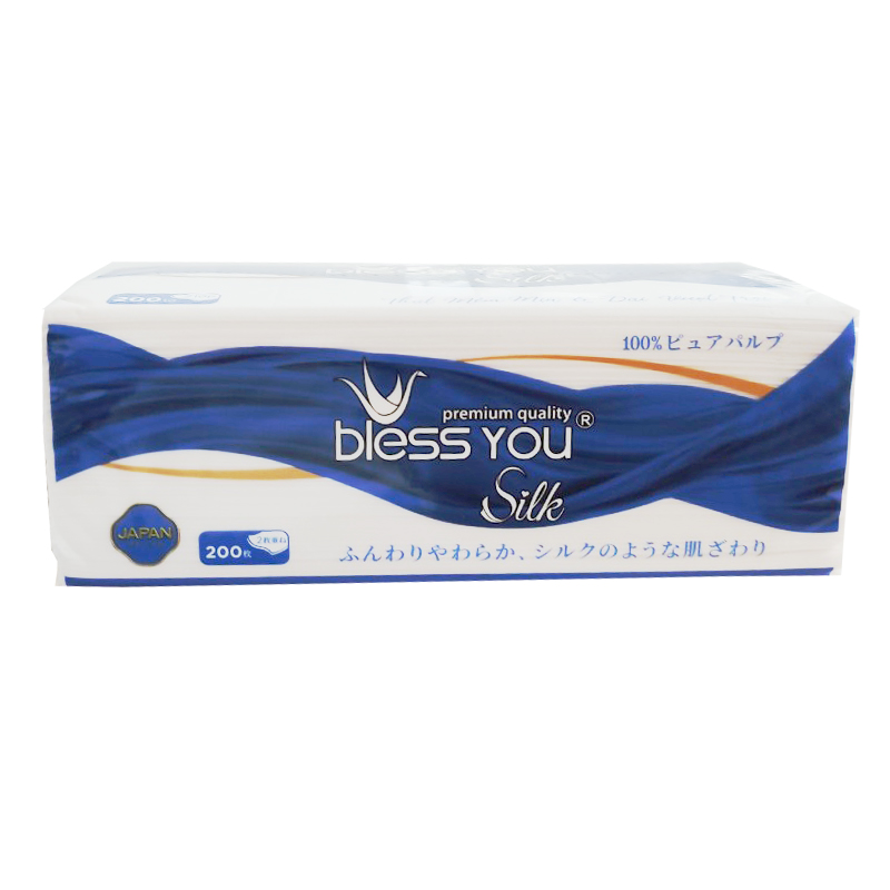 Bộ 4 Gói Khăn Giấy Bless You Silk 200T