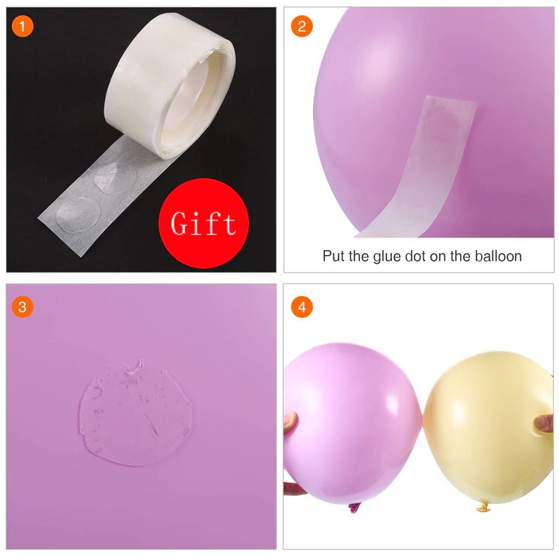 Set bóng trang trí sinh nhật đầy tháng cho bé (Kèm Bơm + Keo) - Hello Baby