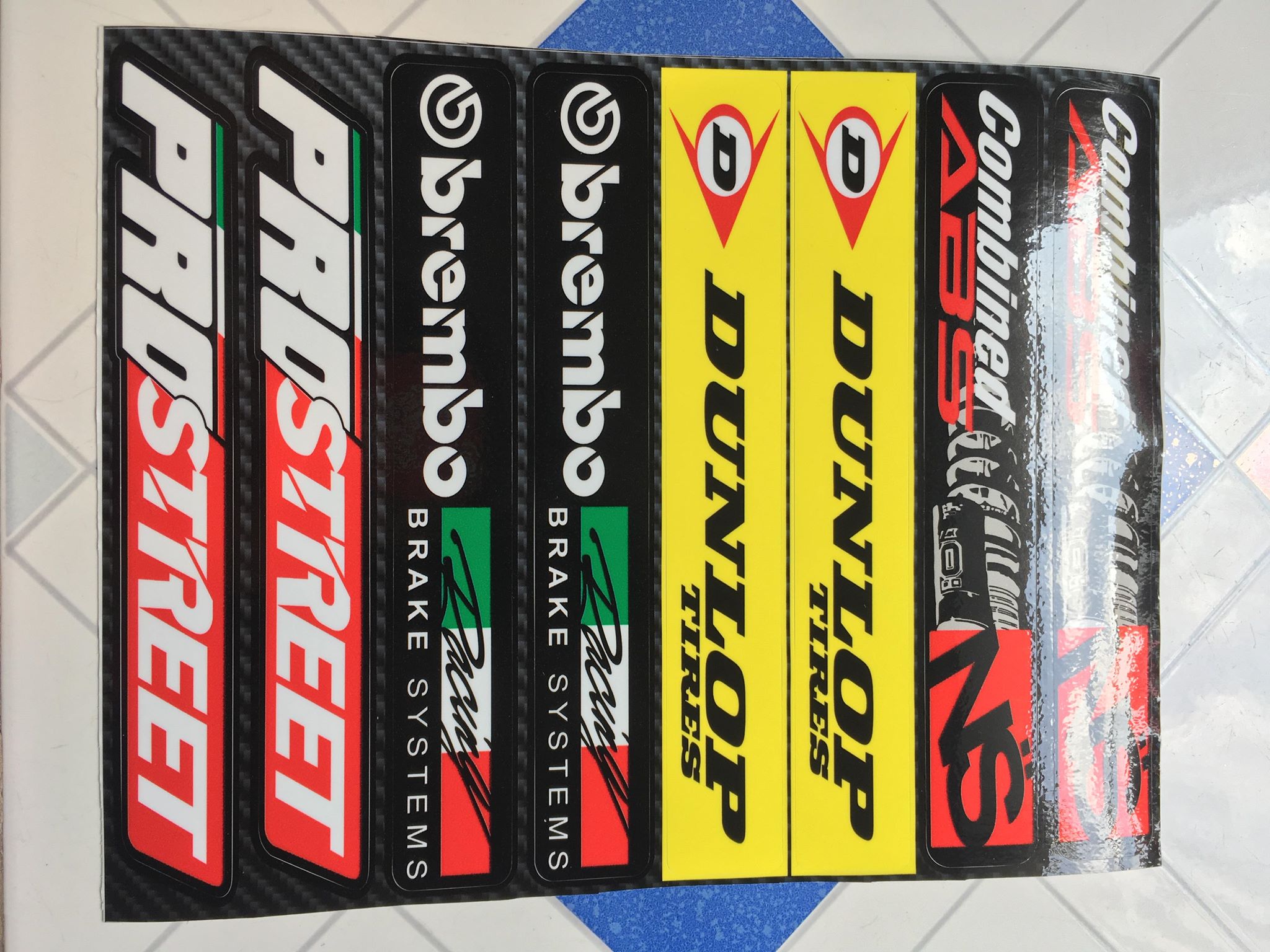 [HCM]sét tem dán phuộc abs dunlop