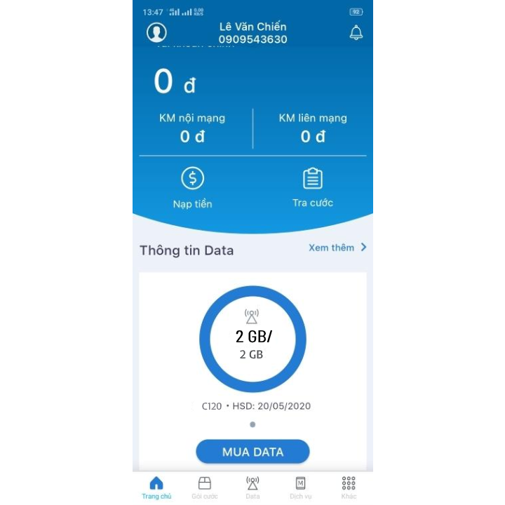 [HCM][MIỄN PHÍ THÁNG ĐẦU] Sim 4G Mobifone C120 tặng 2GB data 4G/1 ngày tốc độ cao+Miễn phí gọi 1000 phút