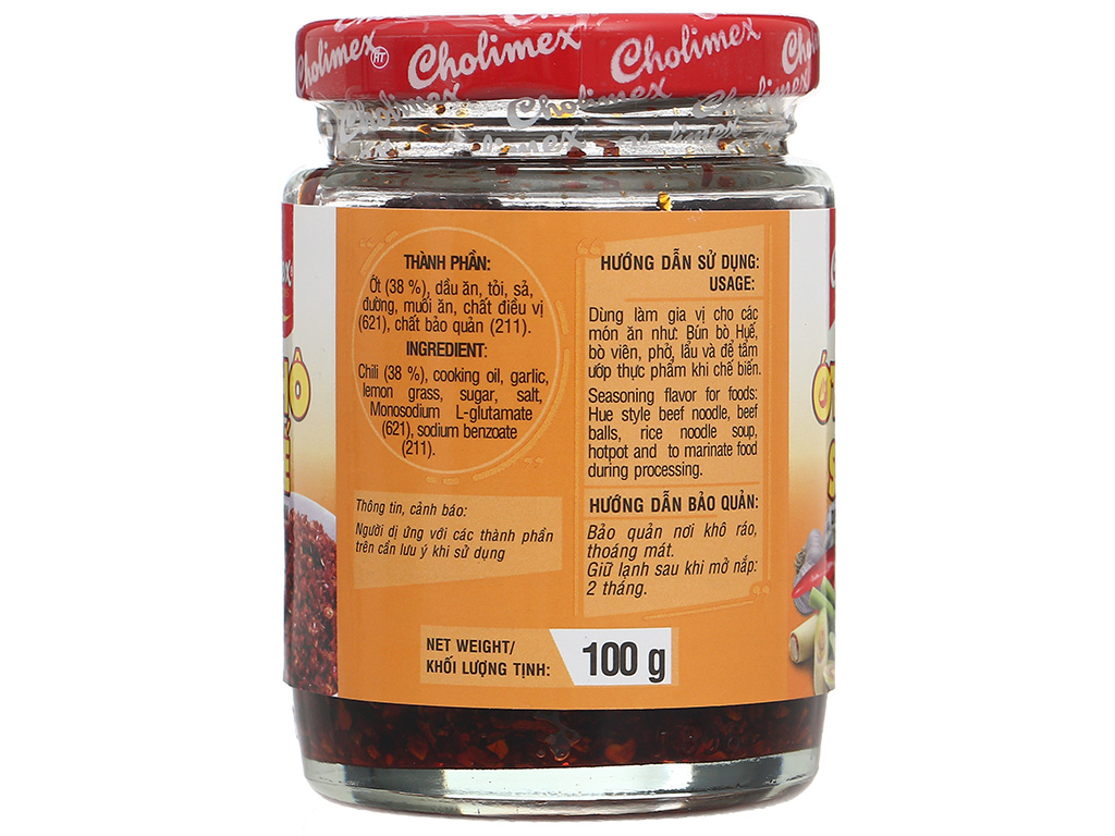 (MẪU MỚI) Ớt sa tế/Ớt khô sa tế Cholimex hũ (100-150g)